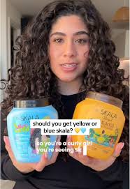 Choosing Skala Curl Products: Blue vs Yellow Moisture