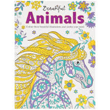Download Beautiful Animals Adult Colouring Book 2 49 At B M Latestdeals Co Uk