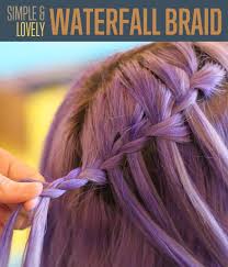 A waterfall braid is a half french braid in which part of the hair is braided and the rest is left to cascade down, like a waterfall. Waterfall Braid Tutorial Diy Projects Craft Ideas How To S For Home Decor With Videos