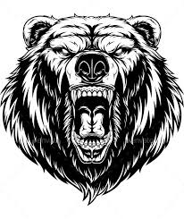 Head Of A Ferocious Bear Bear Tattoo Grizzly Bear Tattoos Bear Tattoos