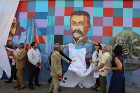 08 día mundial del urbanismo. Murales Artisticos Representativos De La Patria Dominicana En Santiago
