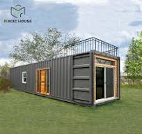 Customized Flat Roof Steel Structure Container House ...