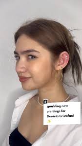Sparkling New Piercings for Daniela Cristofani