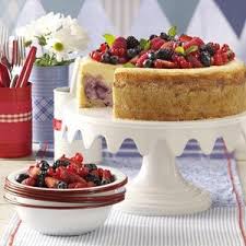 Red White And Blue Cheesecake Recipe Cheesecake Recipes Dessert Recipes Desserts