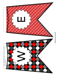 Black And White Welcome Banner Png Red Black Color Scheme Welcome Banner Word Wall Headers Also Includes Editable Flags And Frames For Word W Welcome Banner Word Wall Headers Party Banners