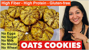 Add in sugar, eggs and then flour accordingly and mix well. Oats Cookies No Sugar Jaggery No Butter Ghee Oil No Atta Maida Oats Recipes Aarum S Kitchen Youtube