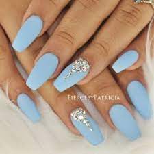 Instagram Web Viewer Online Quinceanera Nails Blue Acrylic Nails Diamond Nails