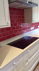 Red is a natural backsplash choice in most contemporary kitchens that use white cabinets. 10 Red Kitchen Tiles Ideas Red Kitchen Kitchen Tiles Red Kitchen Tiles