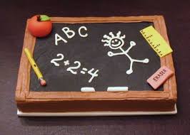 Math Teacher Birthday Cake For Teacher With Name End Of School Year Back To School Teacher Cakes School Cake School Cupcakes