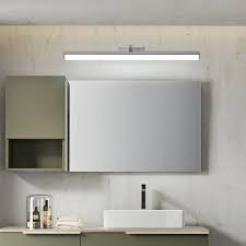Any of you bathroom mirror ideas including an antique mirror frame design should complement your existing plumbing as well as lighting fixtures in your bathroom. Metal Cylinder Wall Light Fixture With Diffuser Integrated Led Modern Vanity Mirror Light For Bathroom Beautifulhalo Com