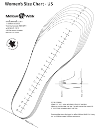 Printable Shoe Size Chart Mens Printabletemplates