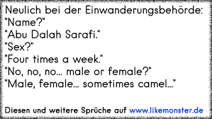 Male, female, sometimes camel =). Do You Speak English Yes Name Adolf Bumin Sex 3 To 5 Times A Week No I Mean Male Female Yes Male Female Tolle Spruche Und Zitate Auf Www Likemonster De