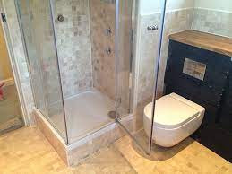 Tiled Raised Shower Tray In A Bathroom Installation By Uk Bathroom Guru Small Bathroom Makeover Bathroom Installation Small Shower Remodel