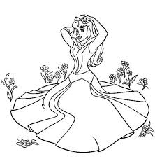 You can print it out and color. Sleeping Beauty Princess Aurora Coloring Pages Novocom Top