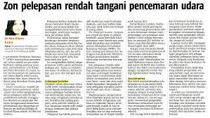 Manusia sedang dihadapkan dengan permasalahan. Uniputramalaysia Auf Twitter Zon Pelepasan Rendah Tangani Pencemaran Udara Berita Harian 25 Jun 2019 Upmclipping Putraclipping