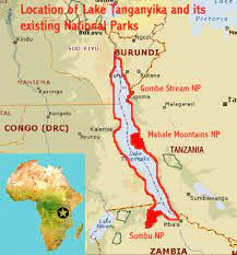 The immense depth is because it lies in the great rift valley, which also has created its steep shoreline. Lake Tanganyika Tanzania Dr Congo Burundi Zambia African World Heritage Sites
