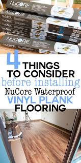 Read the instructions carefully and begin by laying the first plank on the left side of the wall, using ¼ inch spacers and leaving a ½ inch expansion gap. Floor Decor Nucore Floor Decor Ideas