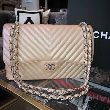Check spelling or type a new query. Chanel Bags Chanel Iridescent Light Rose Gold Chevron Jumbo Poshmark