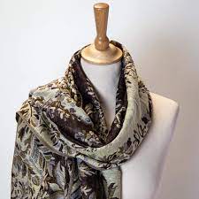 Shop with afterpay on eligible items. Laura Vita Brown Floral Pashmina Scarf Shawl