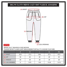 Brooklyn Surf Mens Cozy Knit Fleece Jogger Pants Sweatpants