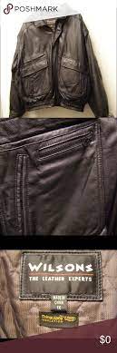 Wilson Leather Bomber Jacket Thinsulate Liner Leather Bomber Jacket Wilsons Leather Leather Bomber