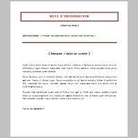 Ce format est utilisé pour la facturation des travaux facturés toutes les heures et les pièces. Doc Modele De Note De Service Sous Word