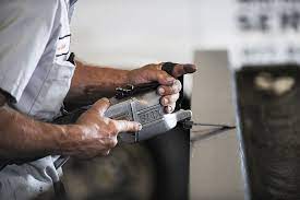 Hand Scraping Scrapes Machine Shop Hands