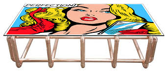 From cave paintings to the renaissance, impressionism to pop art, the collins big book of art takes you on a journey through the history of art in a delightful and informative way. Perfection Pop Art Copper Tube Table