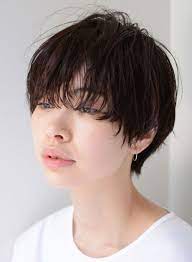 ウザバング ニュアンスパーマ 髪型ショートヘア ニュアンスパーマ パーマ ヘアスタイル
