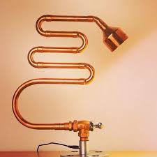 Bakir Boru Dizayn Masa Lambasi Tasarimi Wall Lights Home Decor Decor