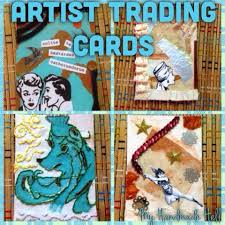 Trading cards make great teaching tools and can be used for play or learning. My Handmade Hell How To Make Your Own Artist Trading Cards