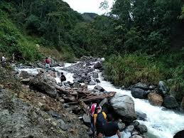 La zona de estudio tiene un área aproximada de 760,4 km 2 y una longitud aproximada de 118,45 km, se localiza en el área rural de los municipios de guayabetal en el departamento de cundinamarca, villavicencio, acacías, san carlos de guaroa y puerto lópez, en el departamento del meta, sobre la parte baja de la cordillera oriental en colombia. Viacrucis De Viajeros Caminantes De Guayabetal Por Cierre De Via Al Rcn Radio