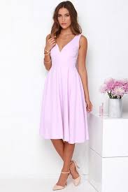 Of My Dreams Lavender Midi Dress Lavender Midi Dress Wedding Guest Midi Dresses White Dress Party