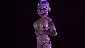 1girls 3d 3d (artwork) 3d model animatronic ballora ballora  (fnafsl) breasts closed eyes five nights at freddy's five nights at freddy's:  sister location humanoid looking at viewer nipples nude