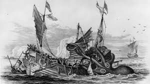 Well, not actually a kraken. Mythical Kraken Sea Monster Spotted On Google Earth