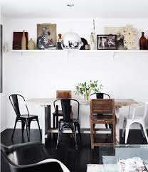 High Display Shelf Above Dining Table For Jugs Platters Etc Apartment Interior Mixed Dining Chairs Interior