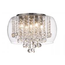 Here at plumbworld, we stock an exceptional range of bathroom ceiling lights and light fittings, so you can find something that fits your room. Flush Fit Waterford Crystal Bathroom Ceiling Light With Crystal Drops