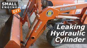 Kubota seal kit would have been half of that or more delivered. Kubota Hydraulic Cylinder Needs New Seals Youtube