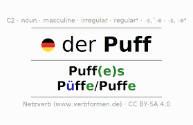 Mehrzahl von puff