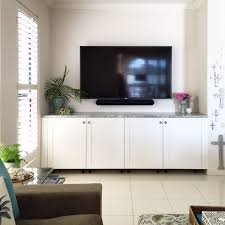 our ikea hack tv cabinet. ikea