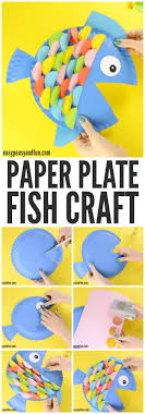 These high quality dessert paper plates will hold up to any cocktail party, dessert party or salad serving. Paper Plate Fish Craft Rainbow Paper Circles Easy Peasy And Fun