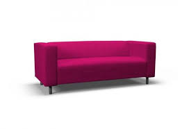 Cover For Klippan Two Seat Sofa Gaja Fuchsia Veranda