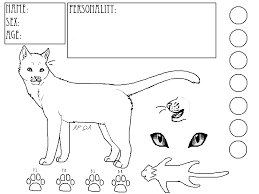And a big bushy tail. Warrior Cat Oc Template Blank