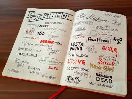 Serienjunkie Bulletjournal Bujo Serien Bullet Journal Inspiration Bullet Journal Notes Bullet Journal Lists