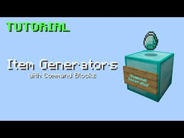 1) instale nuestro software command generator para minecraft 2) elija el artículo que desea . Item Generators With Command Blocks Tutorial Mcpe Win10 Xbox Switch Youtube