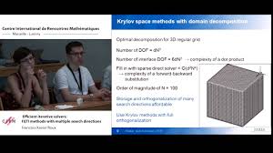 Francois-Xavier Roux: Efficient iterative solvers: FETI methods with  multiple search directions