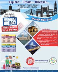 mumbai local train tourist ticket pass