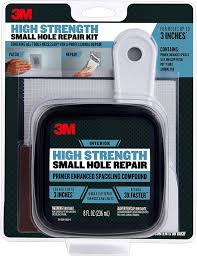 Spackling and sanding drywall is fun! Amazon Com 3m High Strength Small Hole Repair Kit With 8 Ounce Spackling Compound Self Adhesive Patch Putty Knife And Sanding Pad Home Improvement