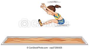 Check spelling or type a new query. Skok Atleta Kobieta Dlugi Ilustracja Canstock