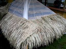 With a thatched roof the water is also constantly forming drops, by dripping from one piece of thatch to the next; How To Build A Tiki Bar With A Thatched Roof Hgtv